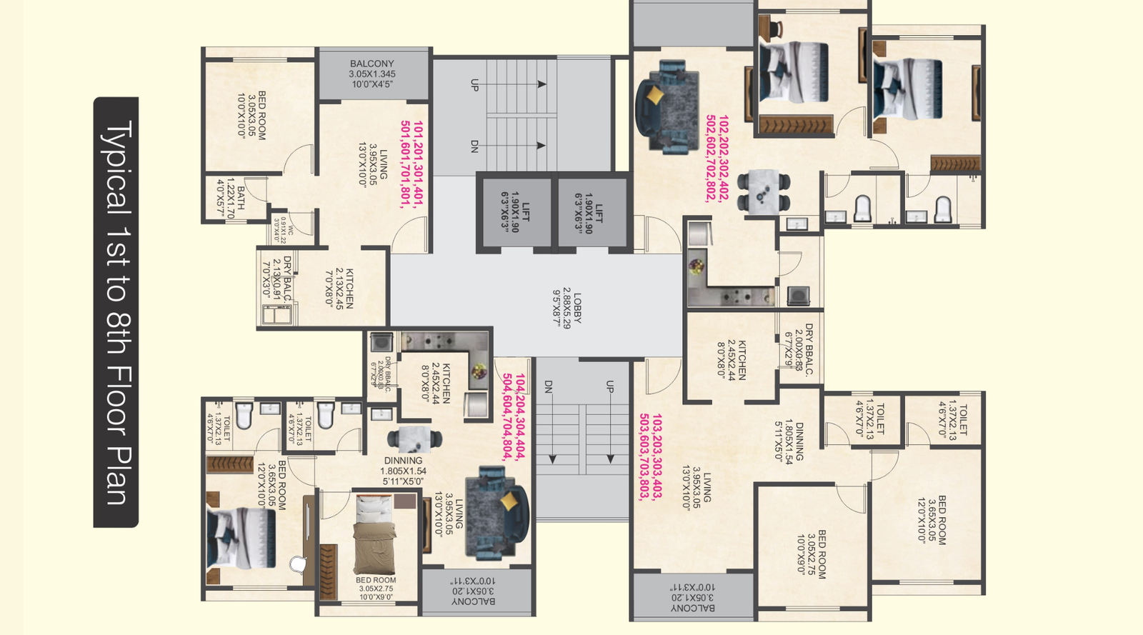 4-Flamingos-Ambegaon-Typical-Floor-Plan-1st-8th